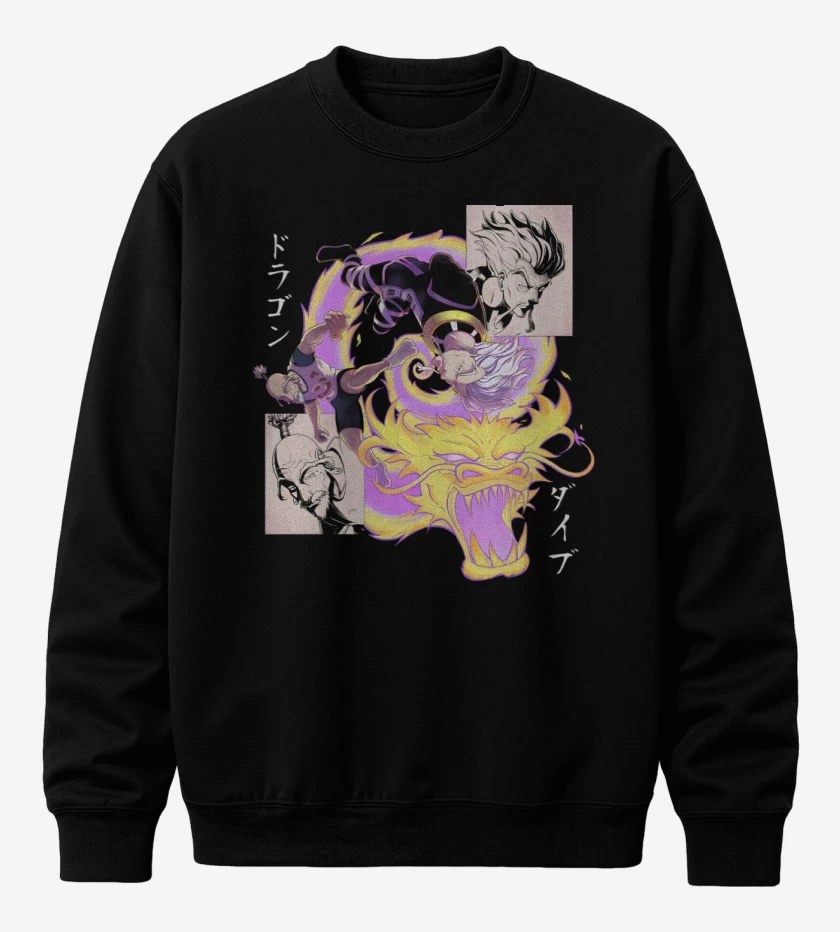 Poleron polo Negro de Zeno vs Netero