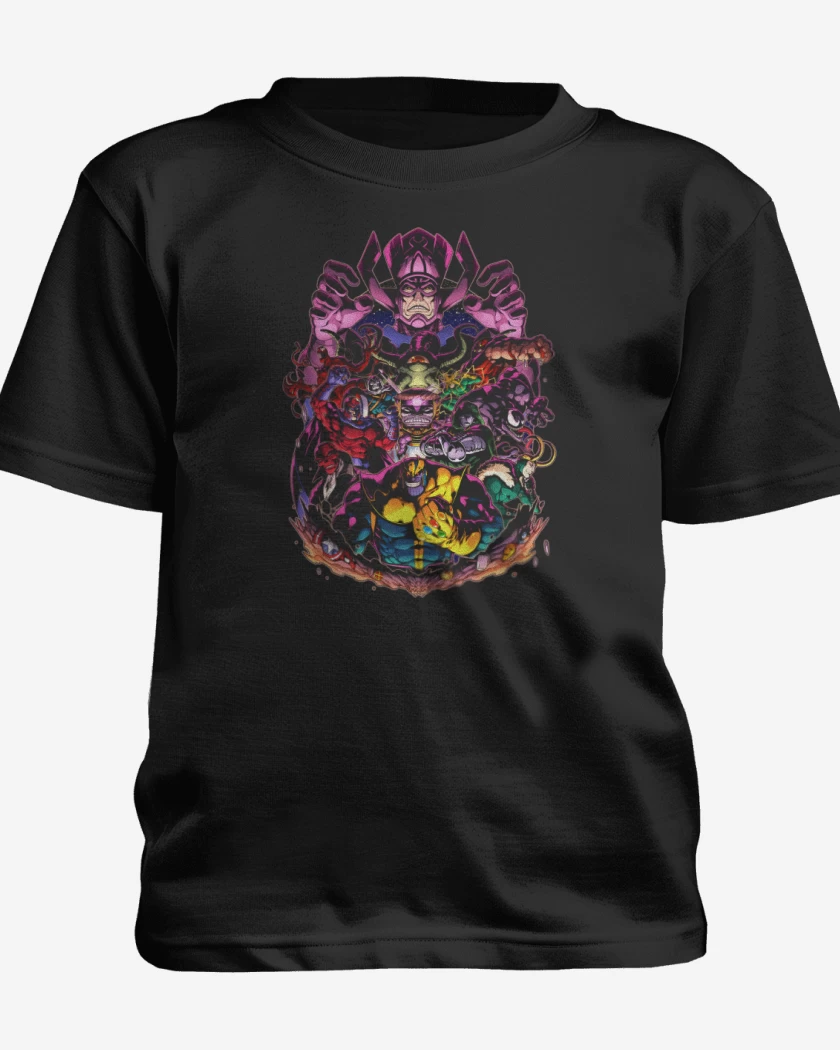 Polera de niño Negro de La Maldad de Marvel