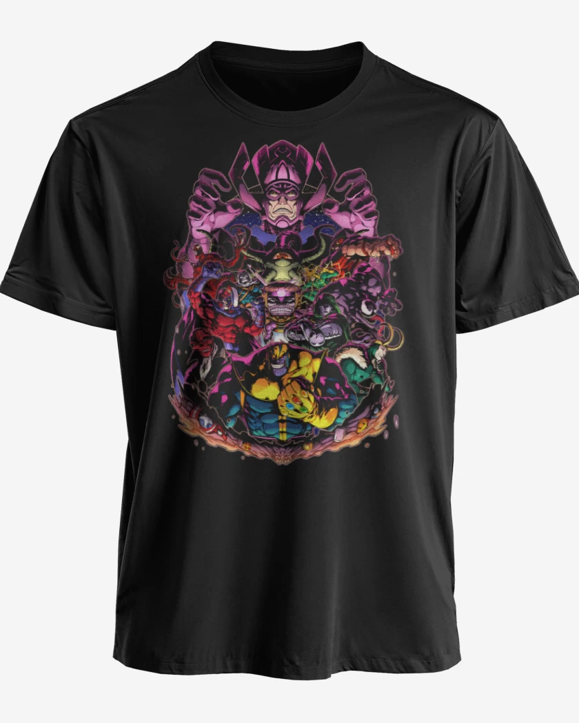 Polera premium Negro de La Maldad de Marvel