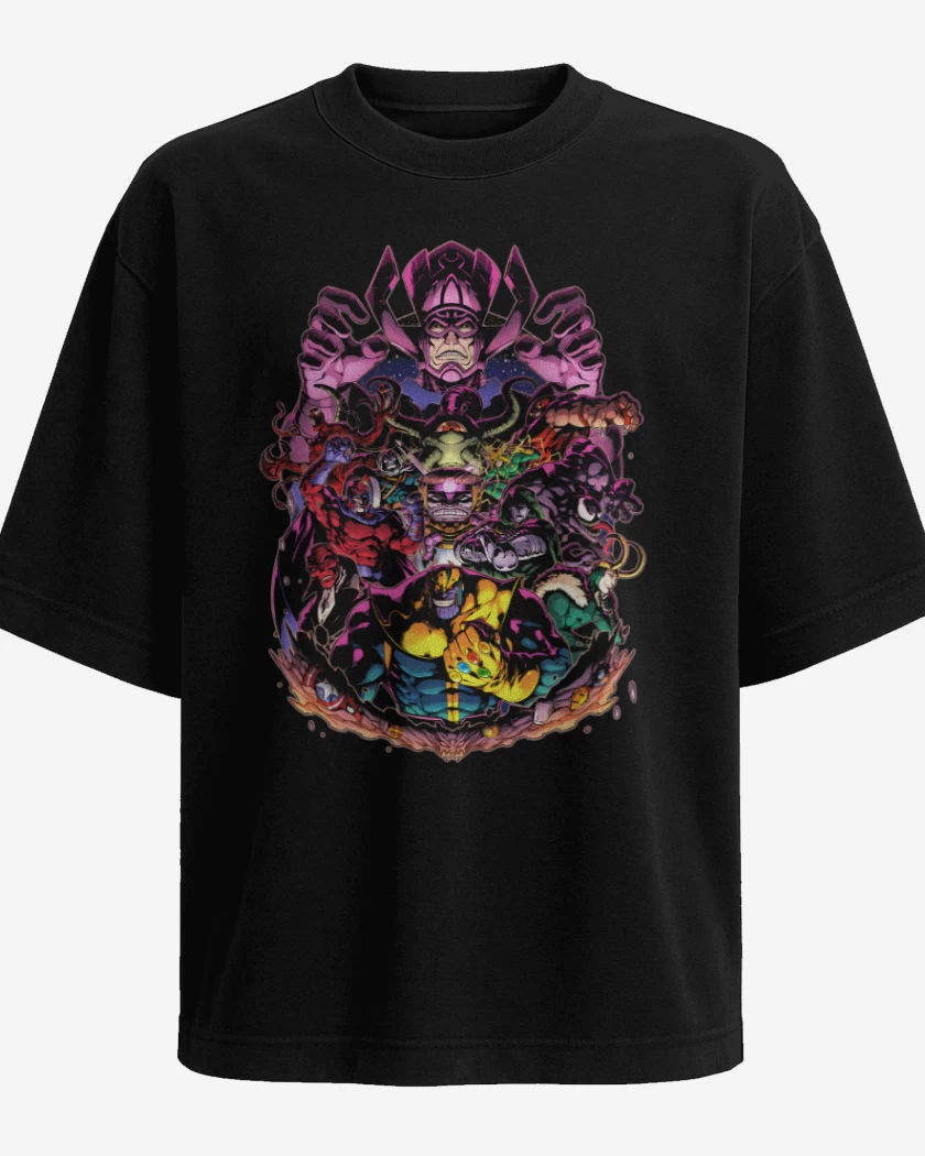 Polera Oversize La Maldad de Marvel