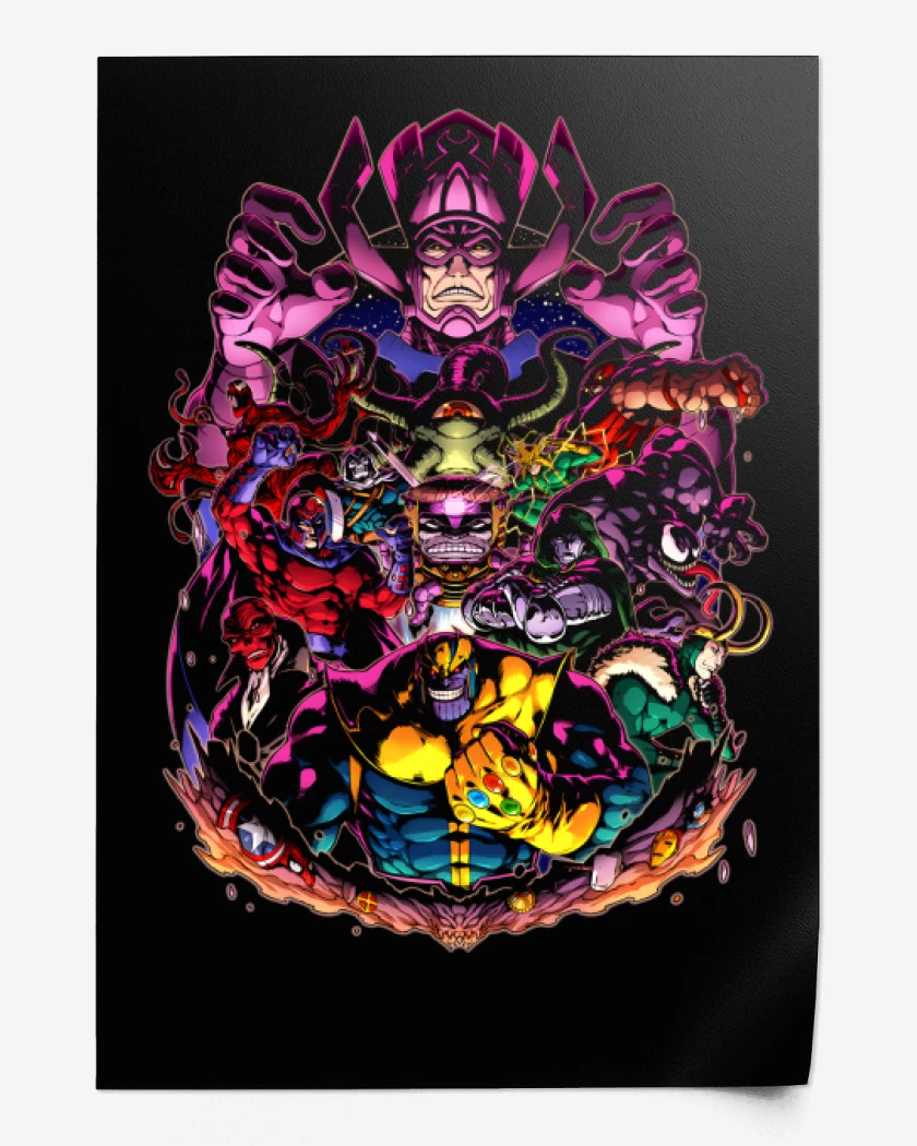 Print La Maldad de Marvel