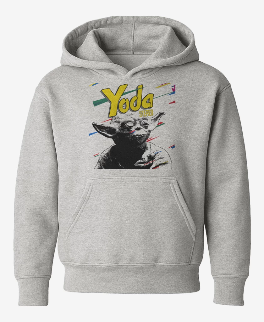 Poleron de niño Gris Melange de Yoda Stereo