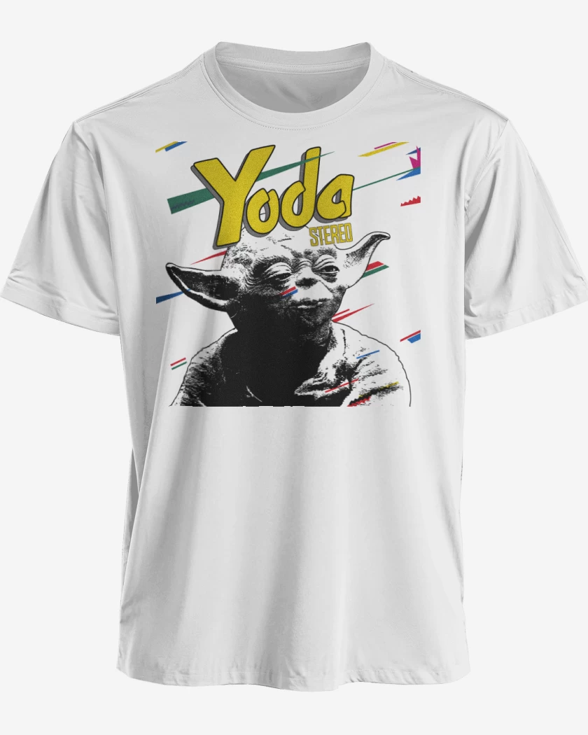 Polera premium Blanco de Yoda Stereo