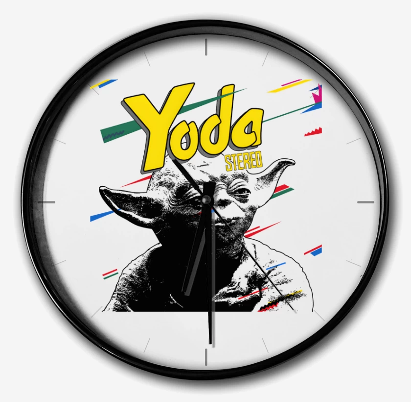 Reloj Blanco de Yoda Stereo