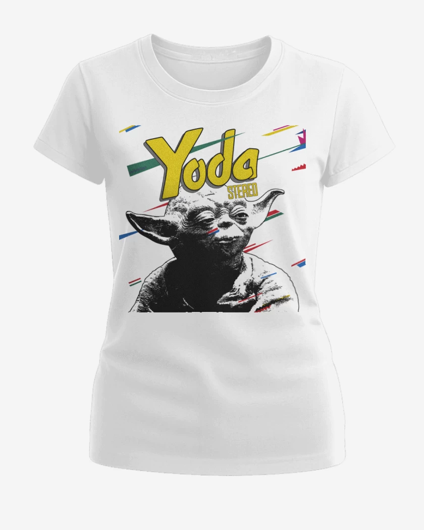 Polera de Mujer Blanco de Yoda Stereo
