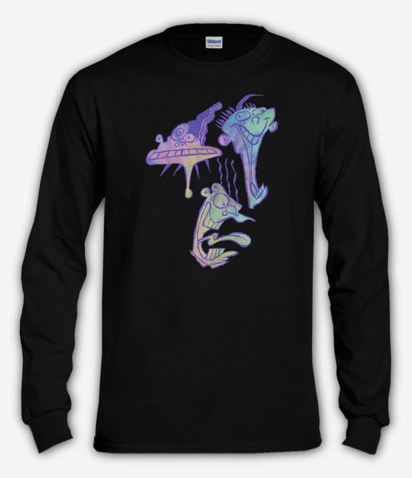Polera manga larga Negro de Ed, Edd y Eddy