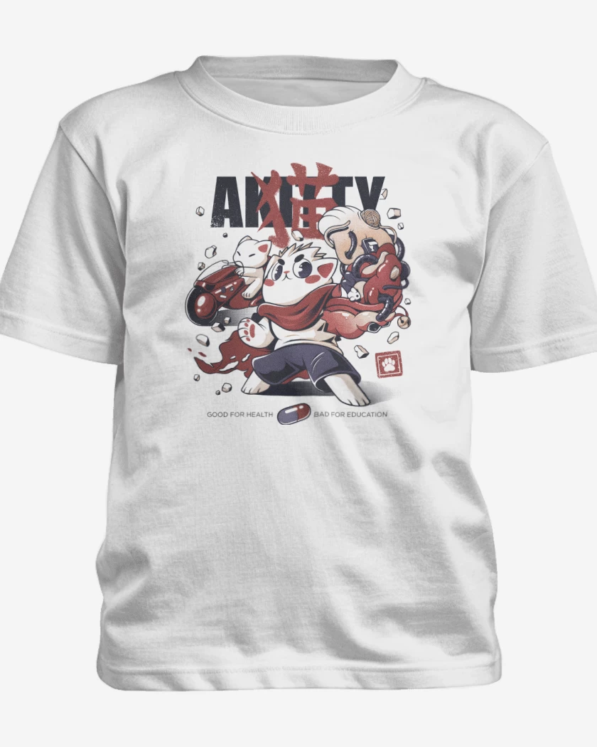Polera de niño Blanco de Akitty