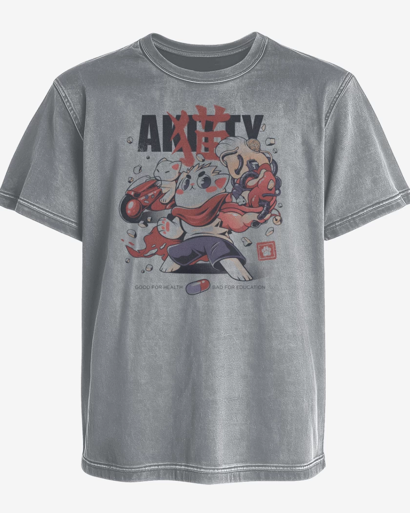 Polera desgastada Akitty