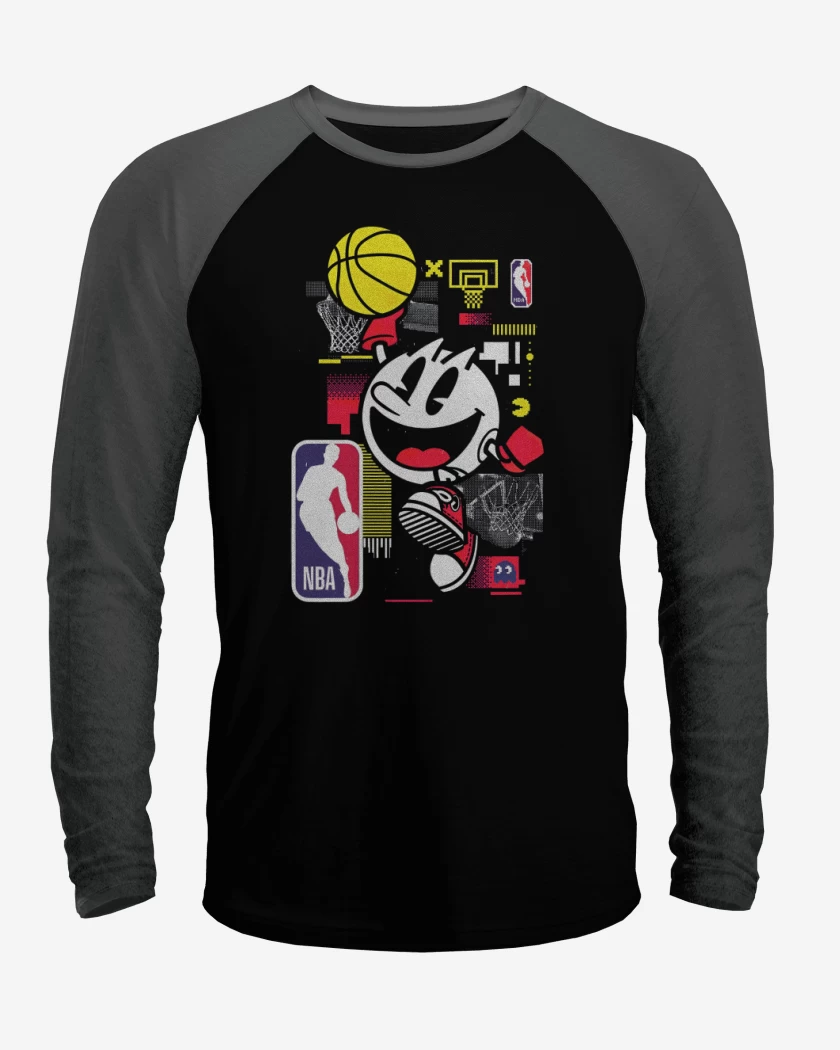 Polera Raglan Pac man Nba