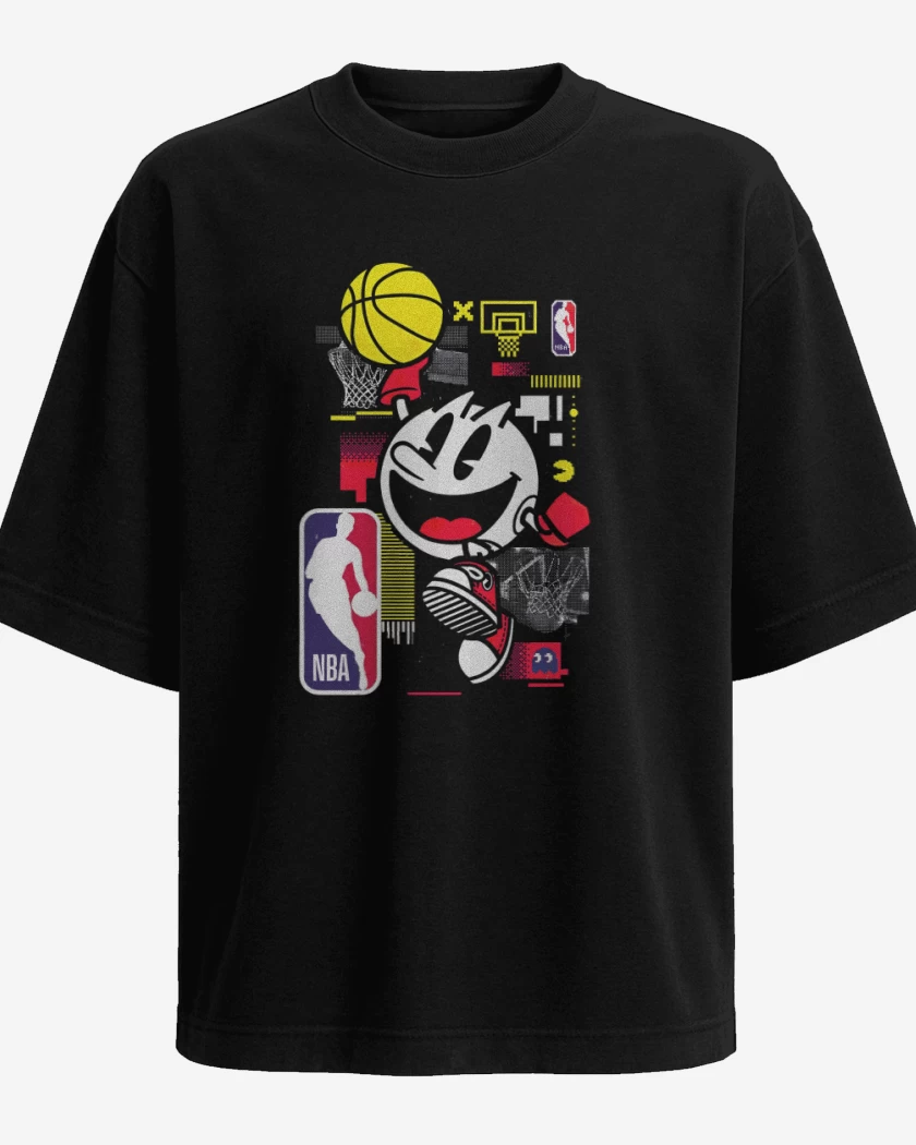 Polera Oversize Pac man Nba