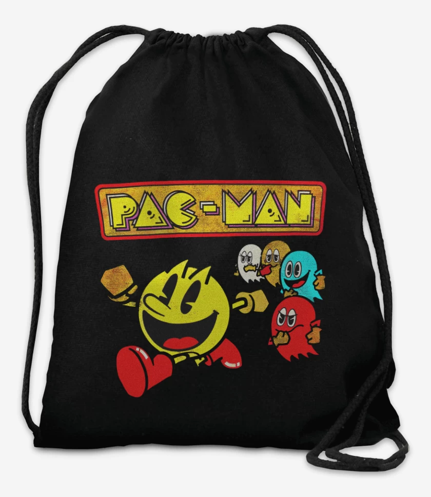 Mochila Negro de Pac man Run