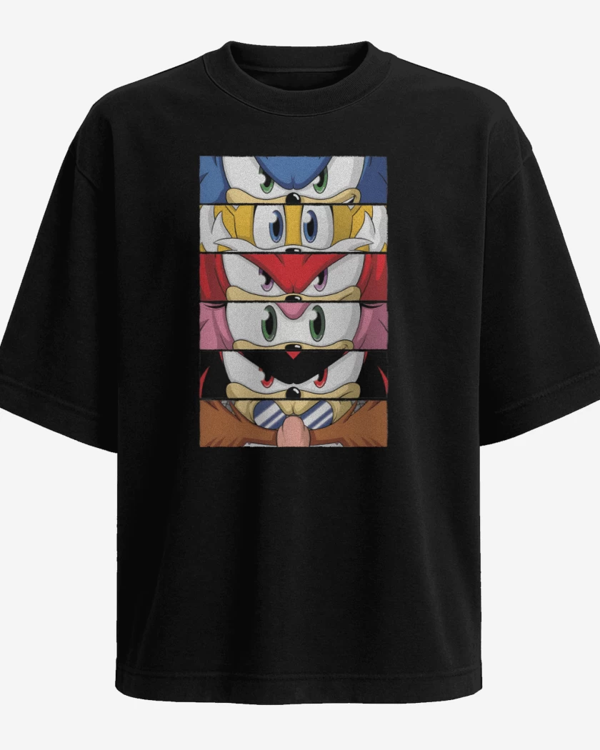 Polera Oversize Ojos de Velocidad