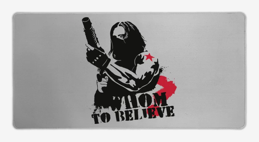 Mouse pad Gamer Gris Melange de Whom to believe