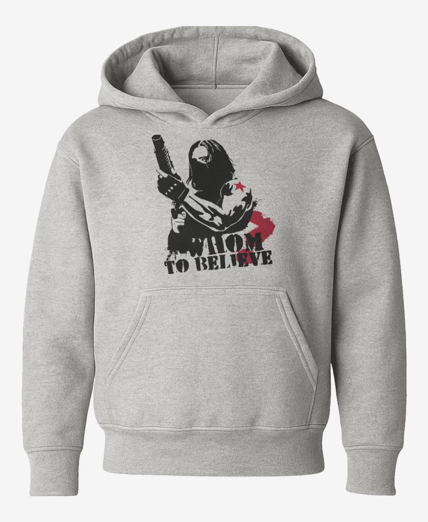Poleron de niño Gris Melange de Whom to believe