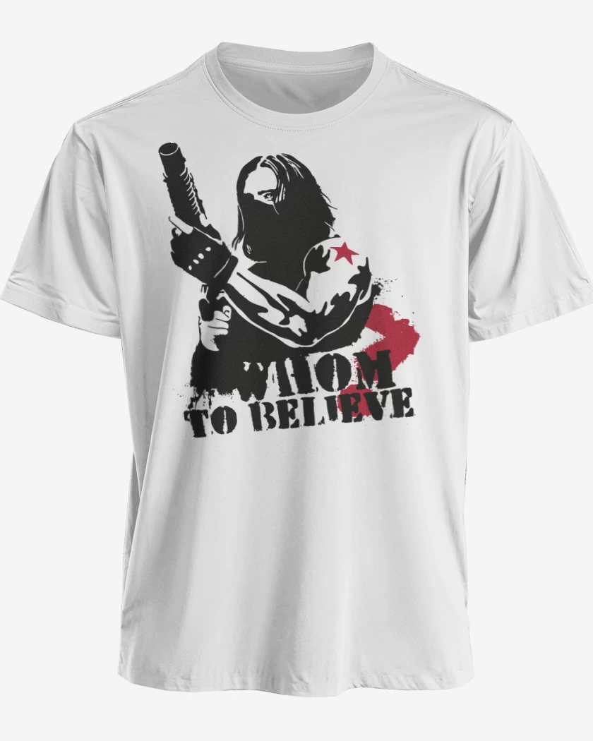 Polera premium Blanco de Whom to believe