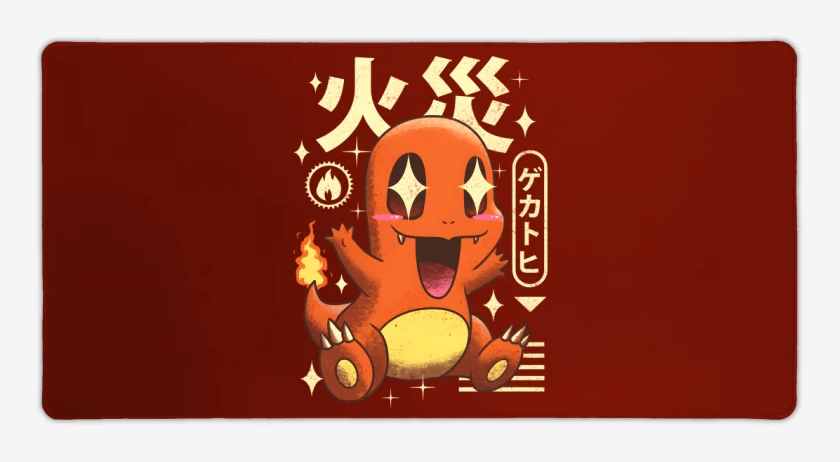 Mouse pad Gamer Charmander Kawaii