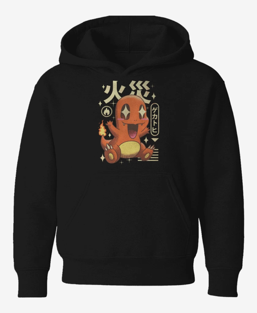 Poleron de niño Charmander Kawaii