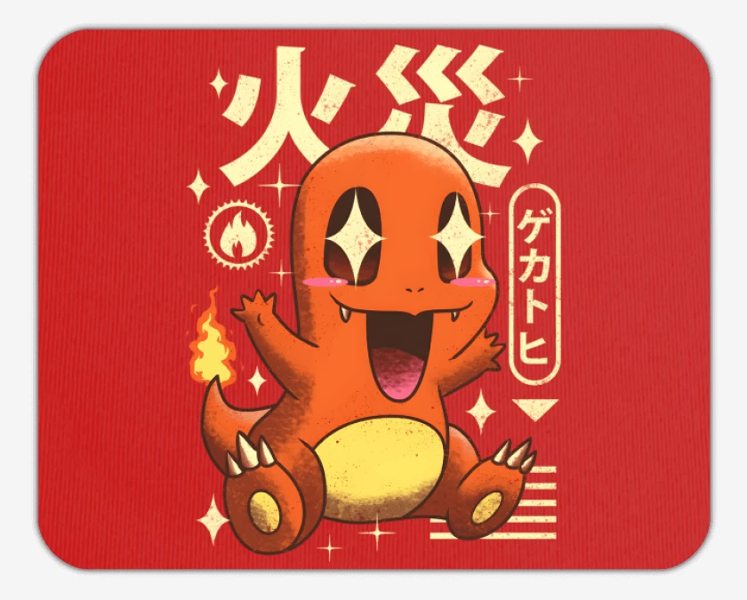 Mousepad Charmander Kawaii
