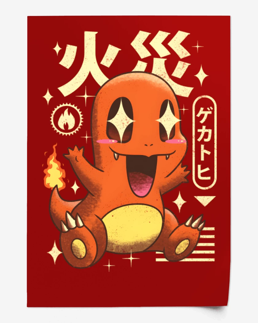 Print Charmander Kawaii