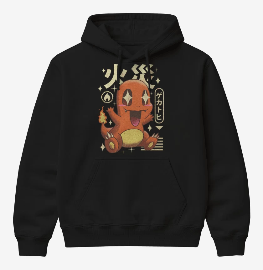 Poleron Canguro básico Charmander Kawaii