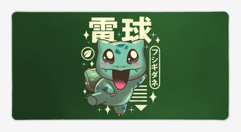 Mouse pad Gamer Bulbasaur Kawaii