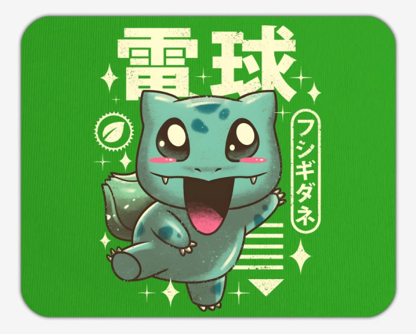 Mousepad Bulbasaur Kawaii
