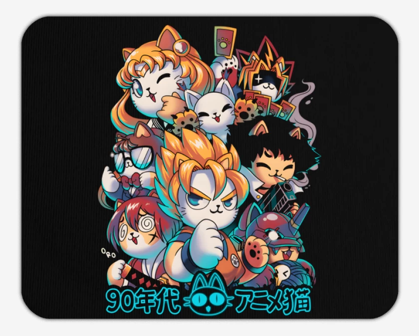 Mousepad Neko Kawaii Anime
