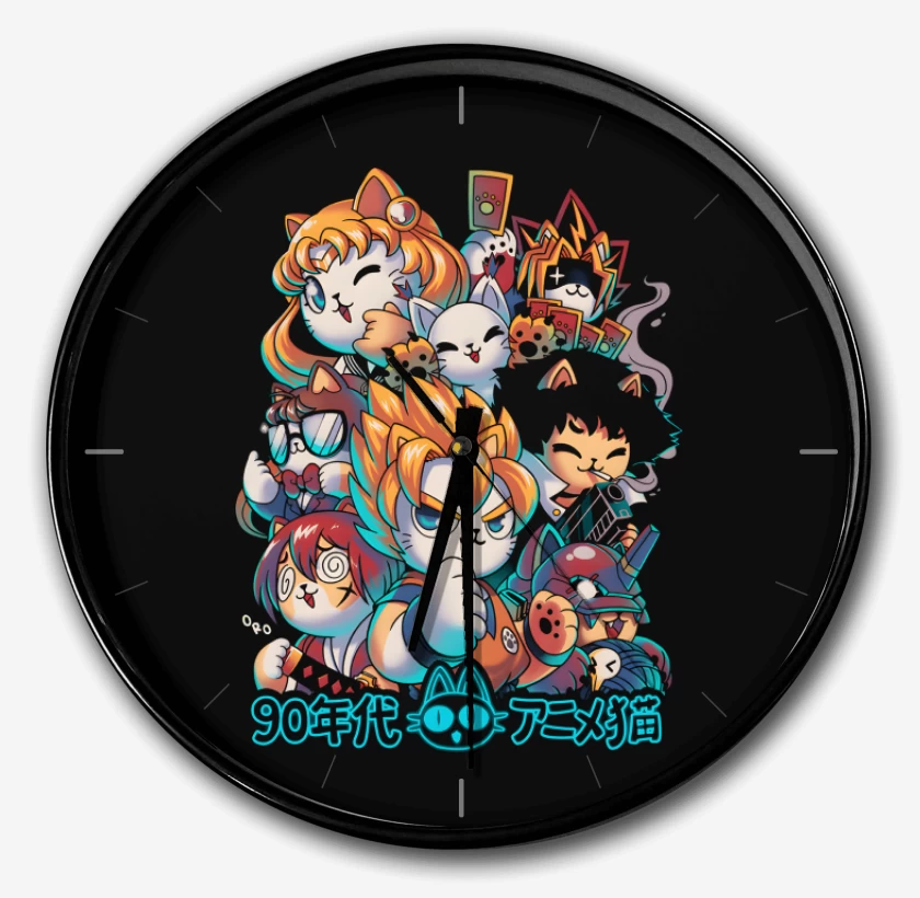 Reloj Neko Kawaii Anime