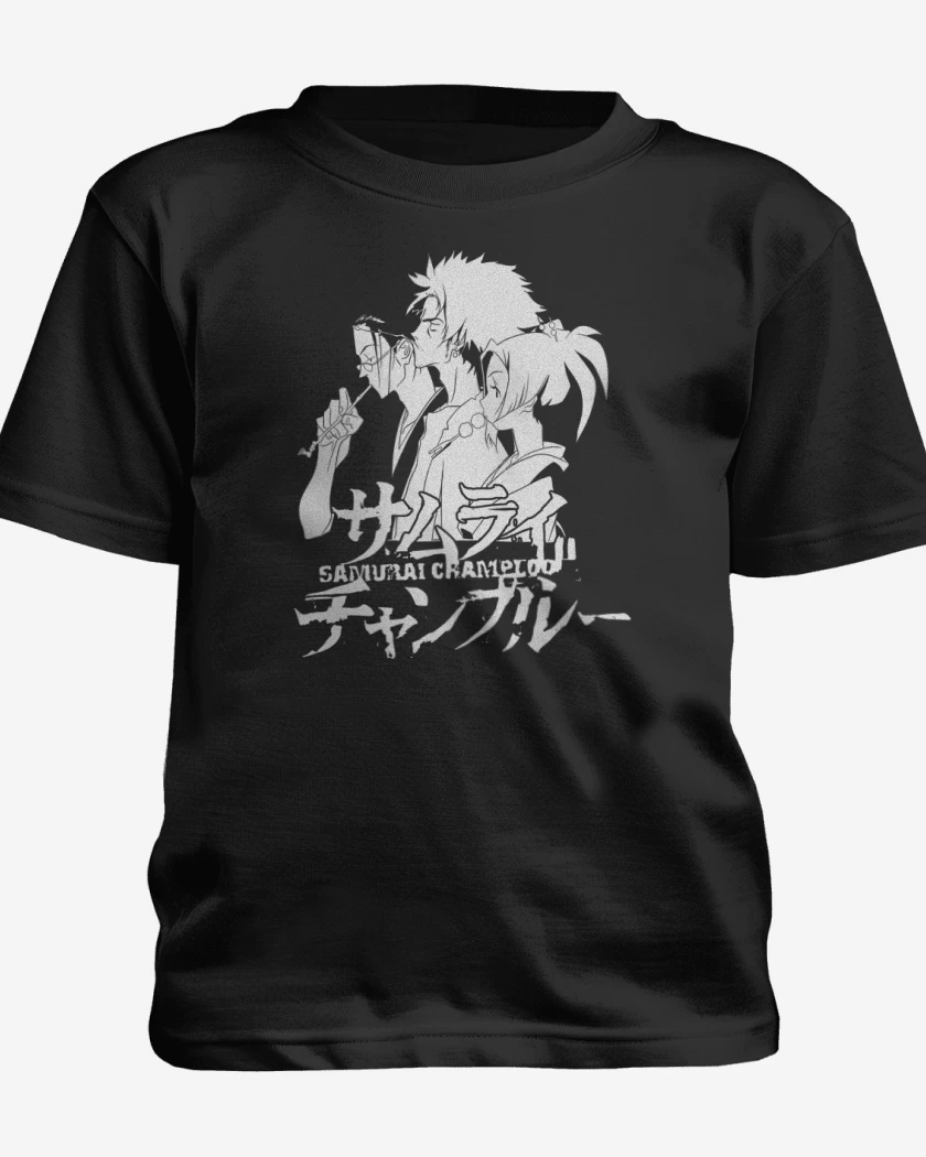 Polera de niño Negro de Samurai Champloo