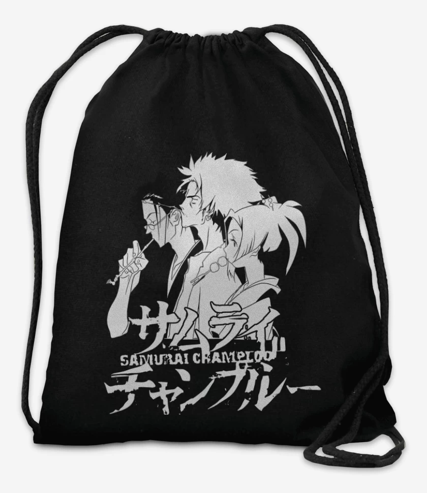 Mochila Negro de Samurai Champloo
