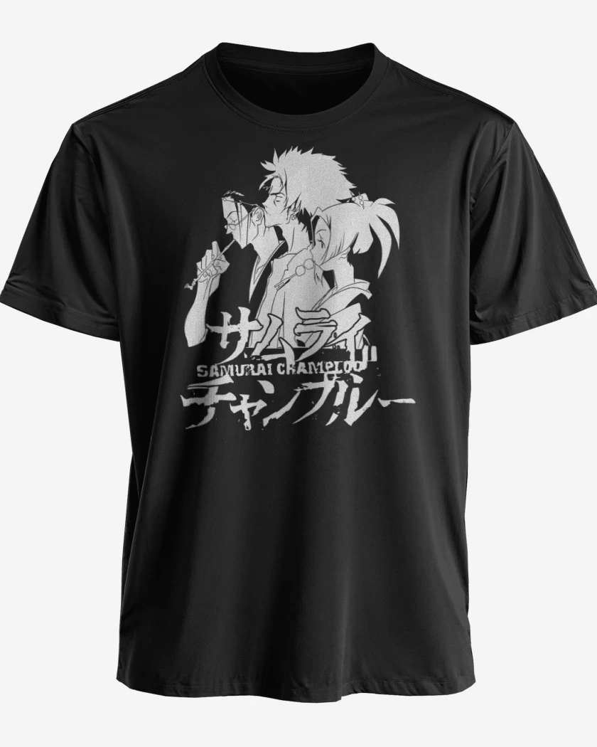Polera premium Negro de Samurai Champloo
