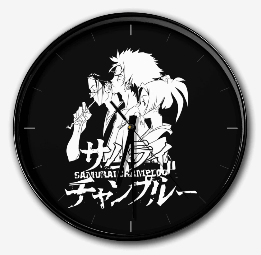 Reloj Negro de Samurai Champloo