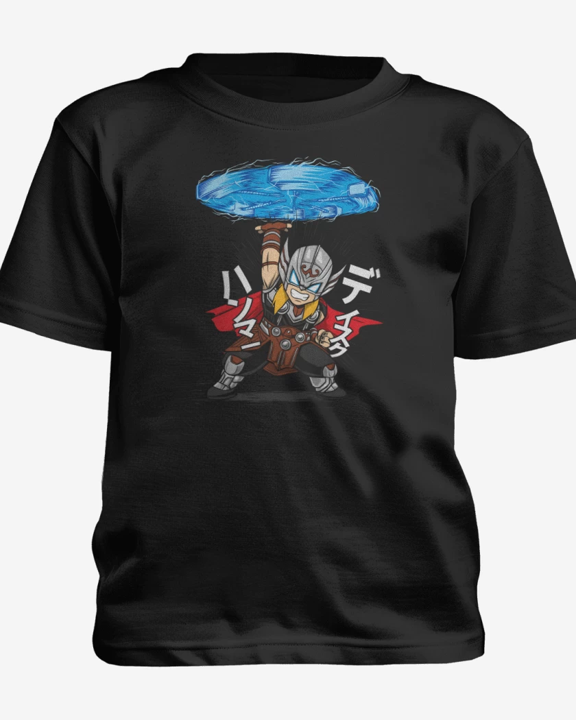 Polera de niño Negro de Martillo Volador