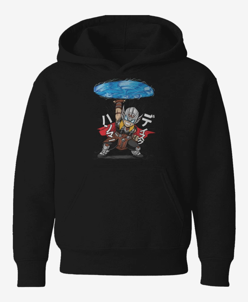 Poleron de niño Negro de Martillo Volador