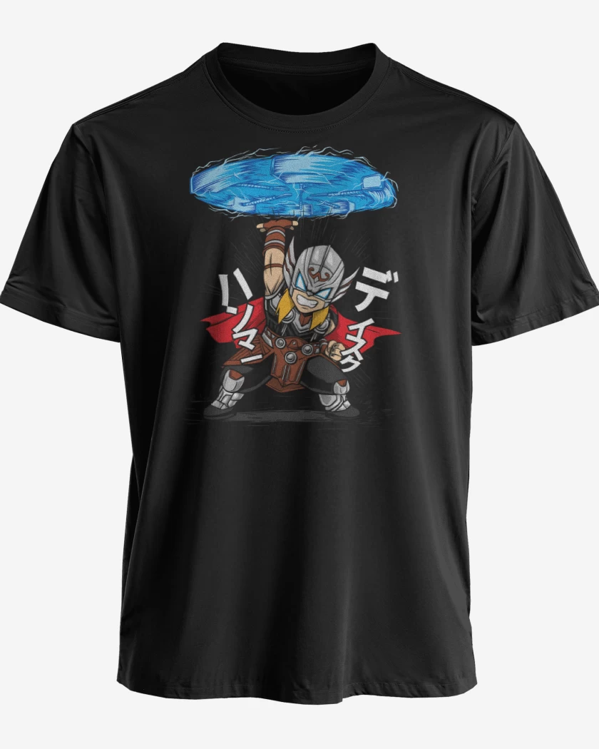 Polera premium Negro de Martillo Volador