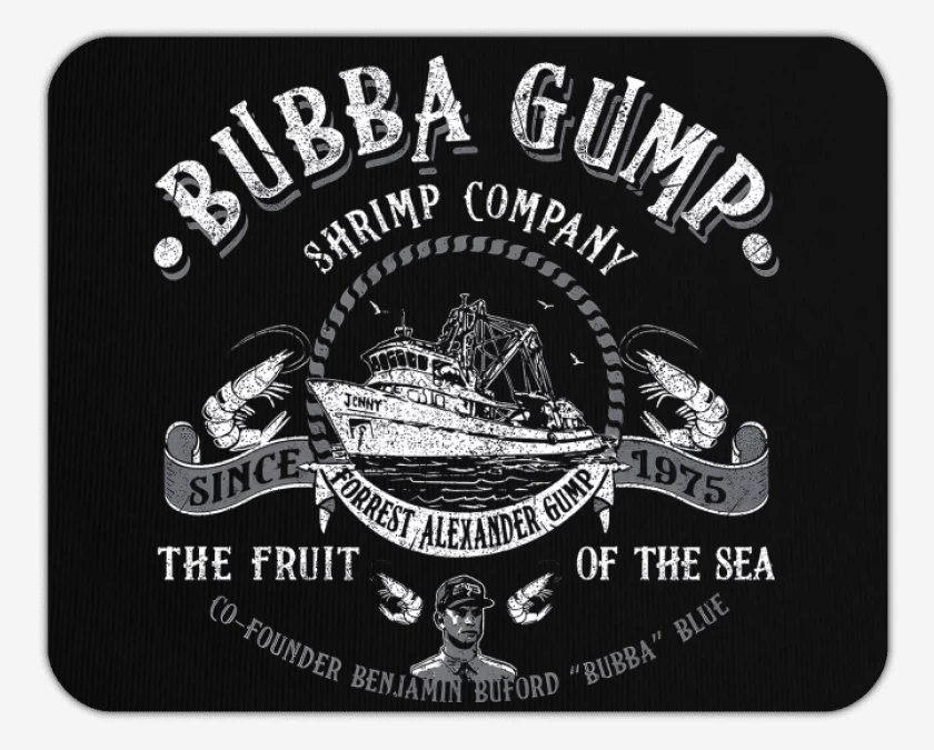 Mousepad Bubba Gump Company