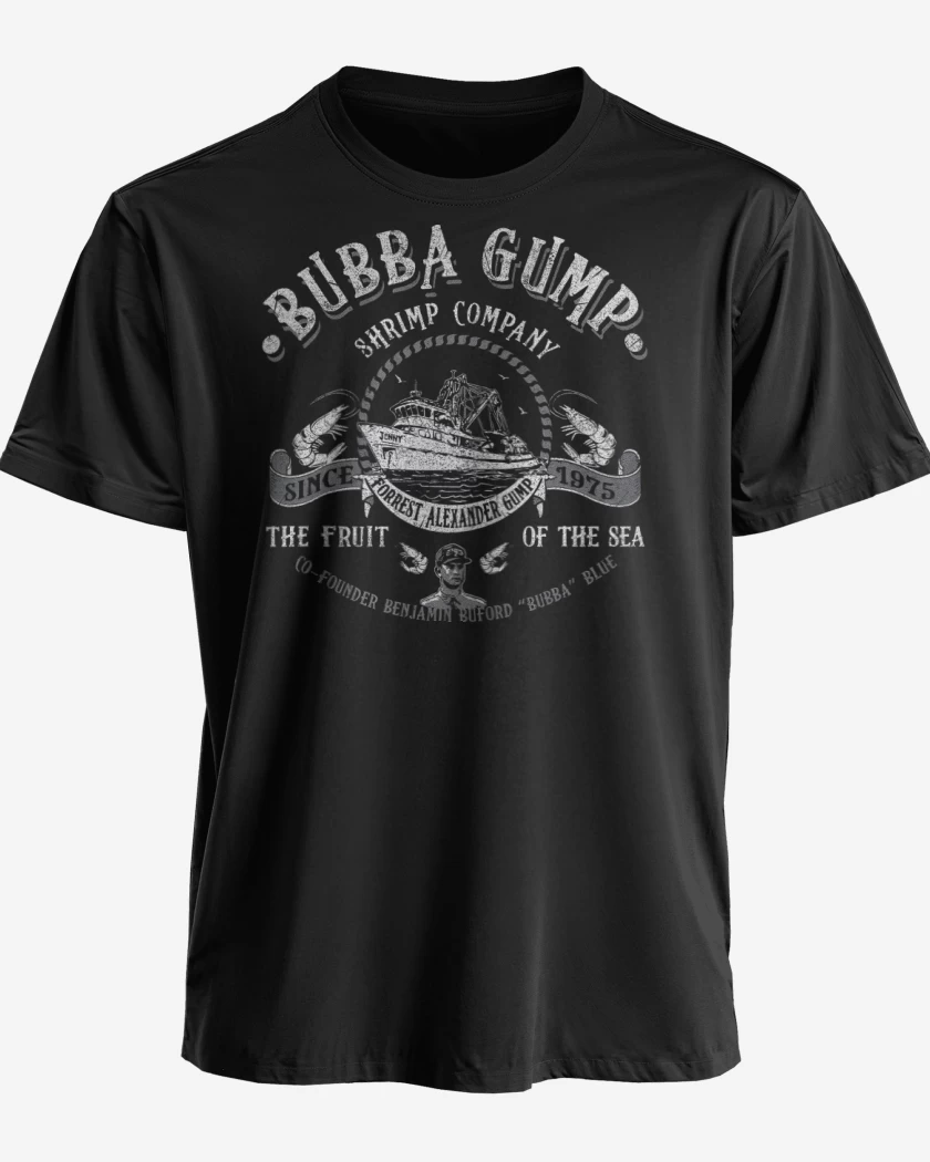 Polera premium Negro de Bubba Gump Company