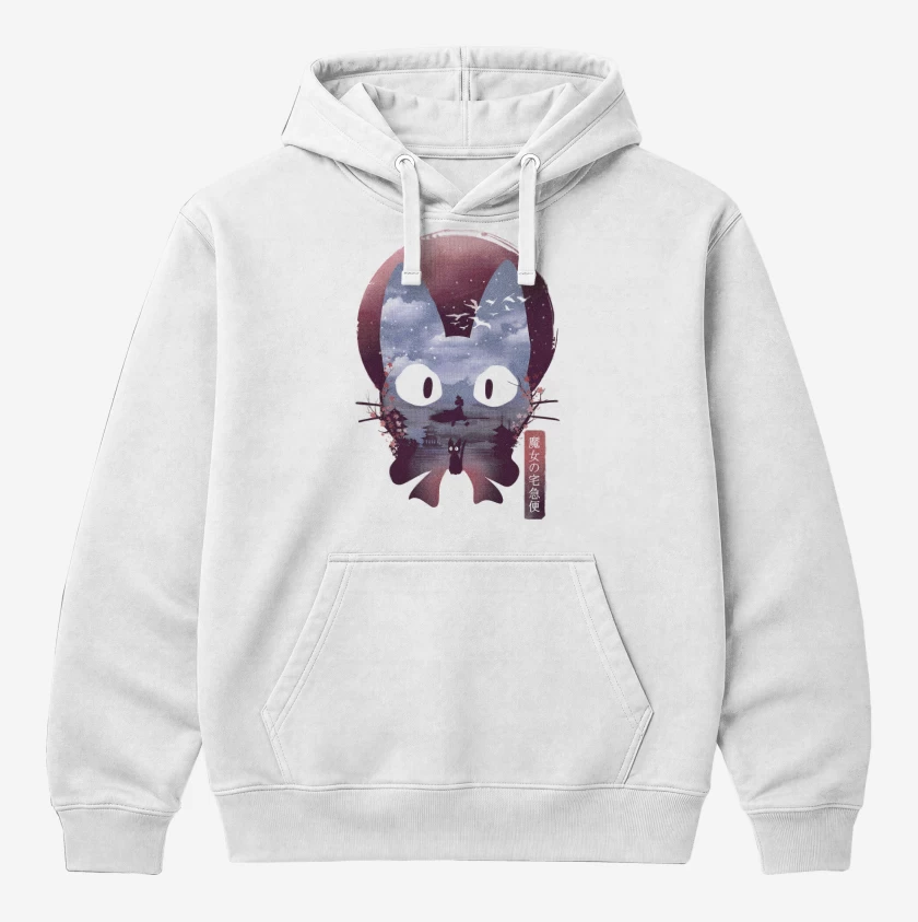 Polerón Canguro Blanco de Jiji