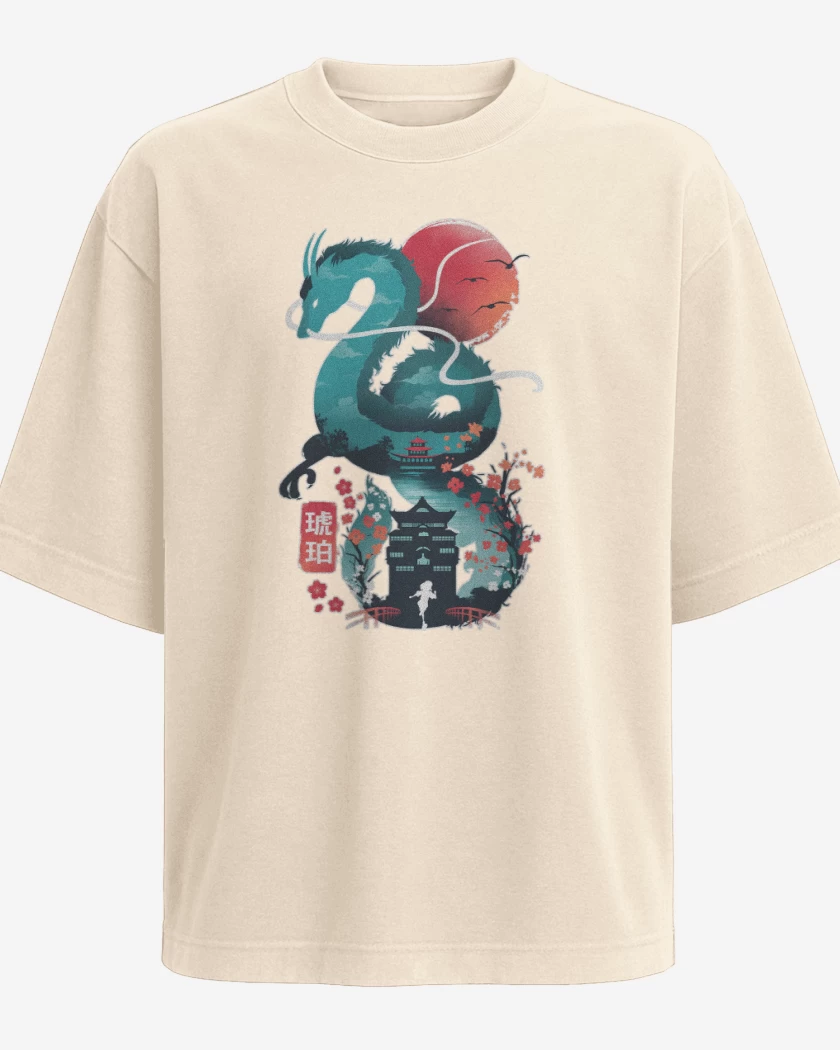 Polera Oversize Dragón Haku