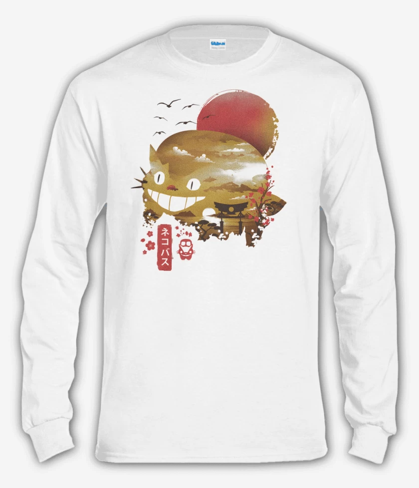 Polera manga larga Blanco de Gatobus