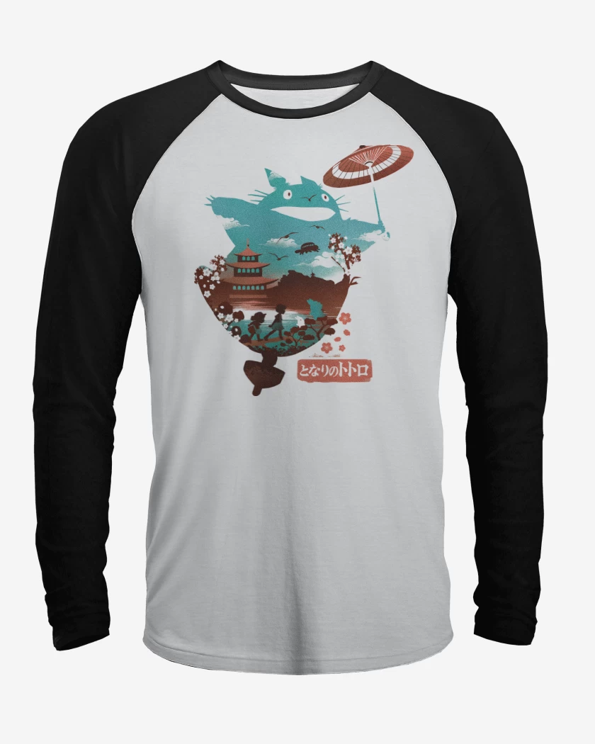 Polera Raglan El Vecino Totoro