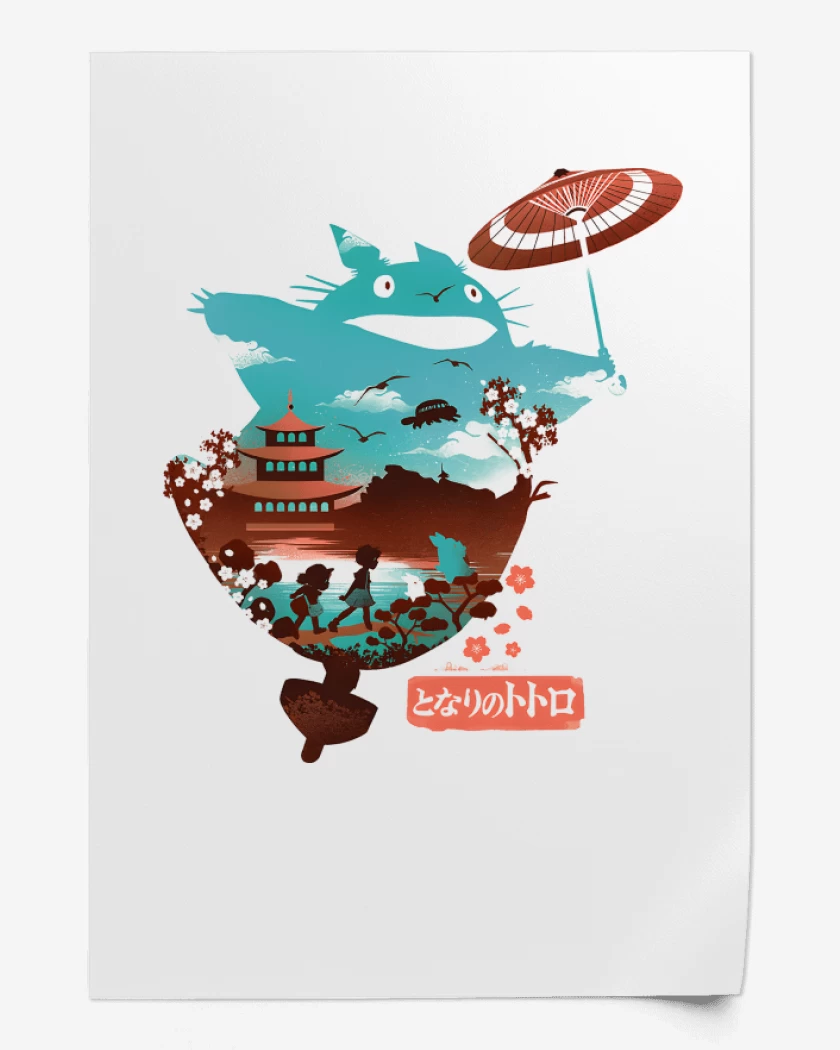 Print El Vecino Totoro