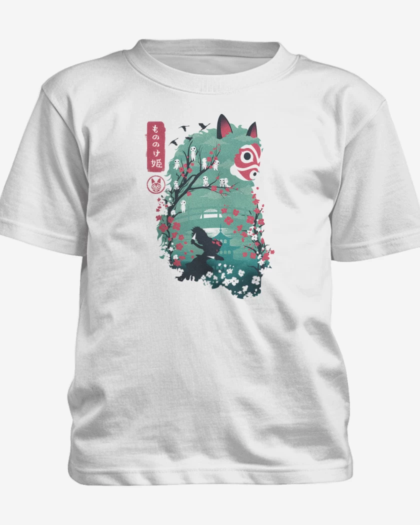 Polera de niño Blanco de Princesa Guerrera