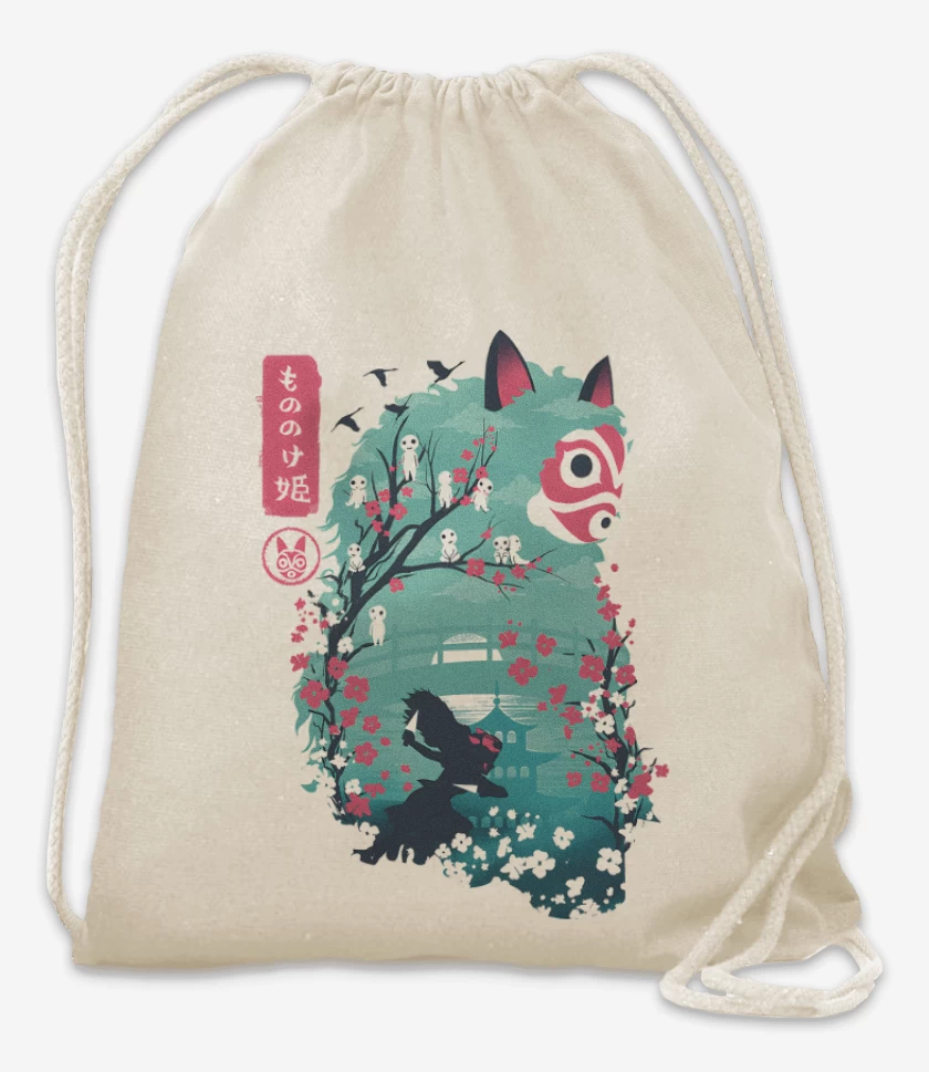 Mochila Blanco de Princesa Guerrera