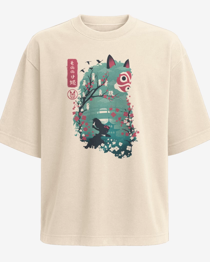 Polera Oversize Beige de Princesa Guerrera