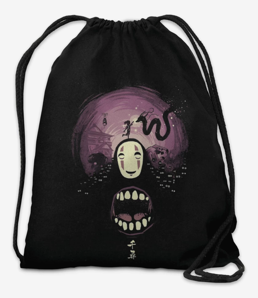 Mochila Negro de Sin Cara