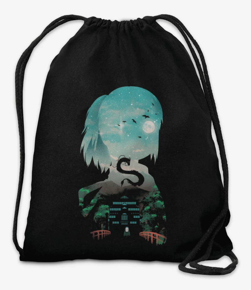 Mochila Negro de Chihiro