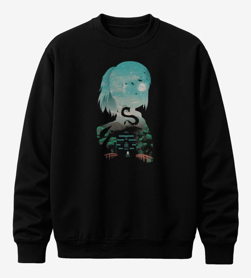 Poleron polo Negro de Chihiro