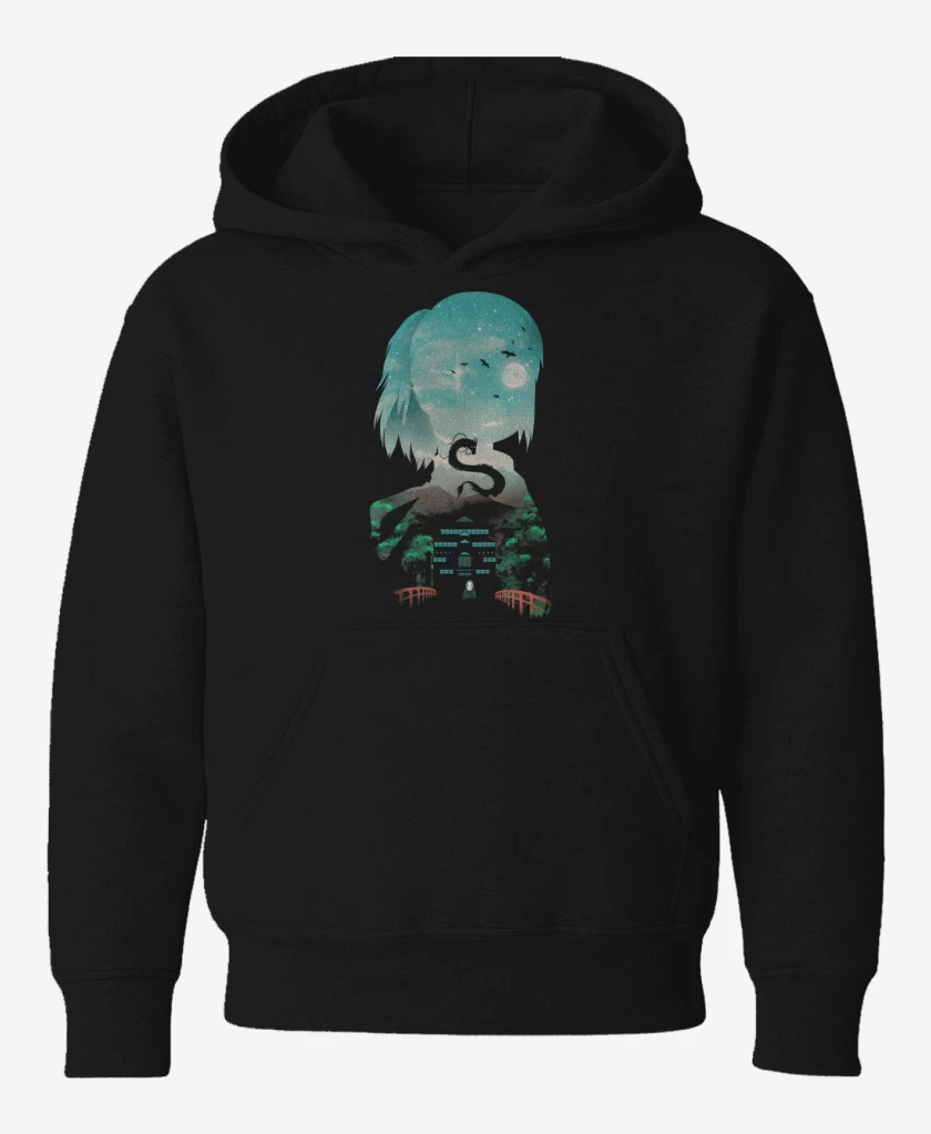 Poleron de niño Negro de Chihiro