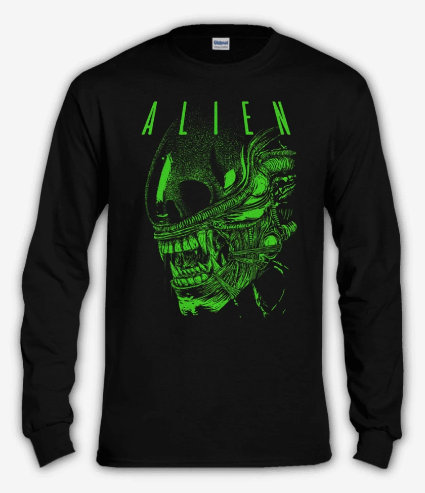 Polera manga larga Negro de Alien 8